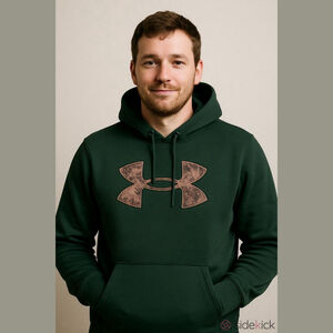 Under Armour Storm 1 Green Camo Hoodie Mens S